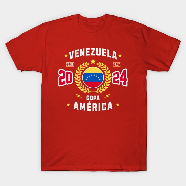 Venezuela Copa America 2024 T-Shirt by Kicosh